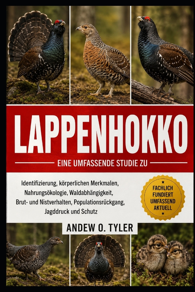 Lappenhokko: Eine umfassende Studie zu Identifizierung, körperlichen Merkmalen, Nahrungsökologie, Waldabhängigkeit, Brut- und Nistverhalten, Populatio cover