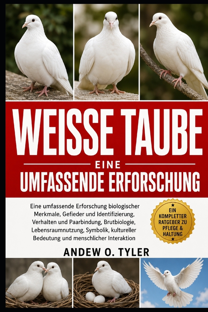 Weisse Taube: Eine umfassende Erforschung biologischer Merkmale, Gefieder und Identifizierung, Verhalten und Paarbindung, Brutbiologie, Lebensraumnutz cover