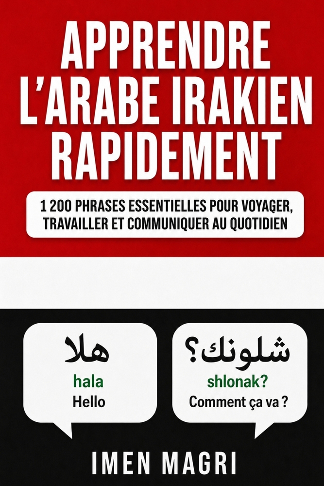Apprendre l'arabe irakien rapidement: 1 200 phrases essentielles pour voyager, travailler et communiquer au quotidien cover