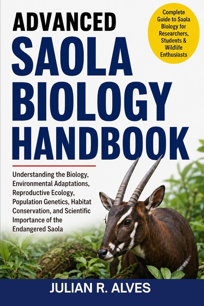Advanced Saola Biology Handbook: Understanding the Biology, Environmental Adaptations, Reproductive Ecology, Population Genetics, Habitat Conservation cover
