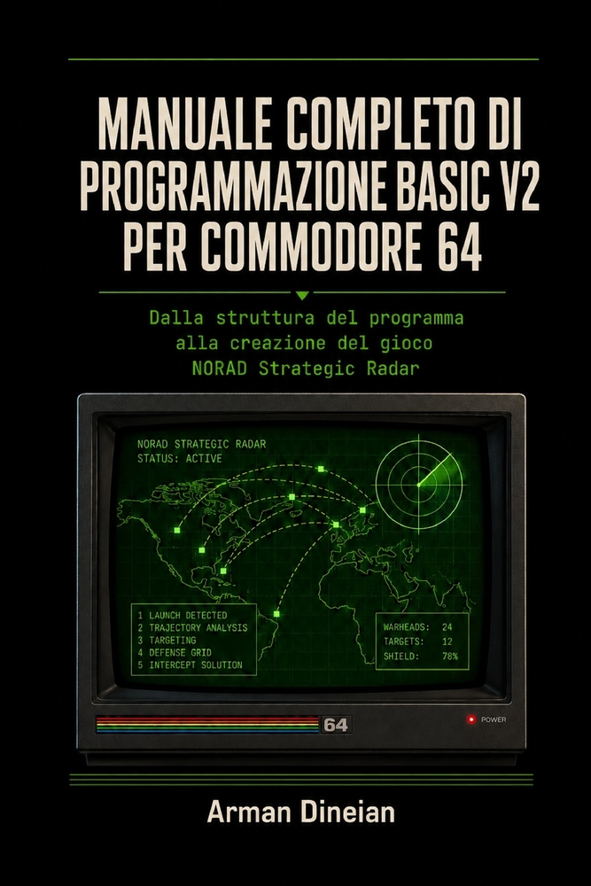 Manuale Completo Di Programmazione Basic V2 Per Commodore 64: Dalla struttura del programma alla creazione del gioco NORAD Strategic Radar cover