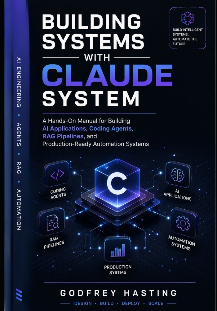 Building Systems with Claude System: A Hands-On Manual for Building AI Applications, Coding Agents, RAG Pipelines, and Production-Ready Automation Sys cover