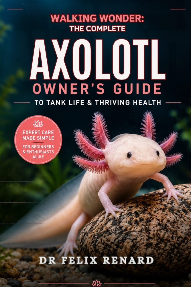 Walking Wonder: La guida completa per i proprietari di axolotl su come vivere al meglio nell'acquario e mantenerli in salute. cover