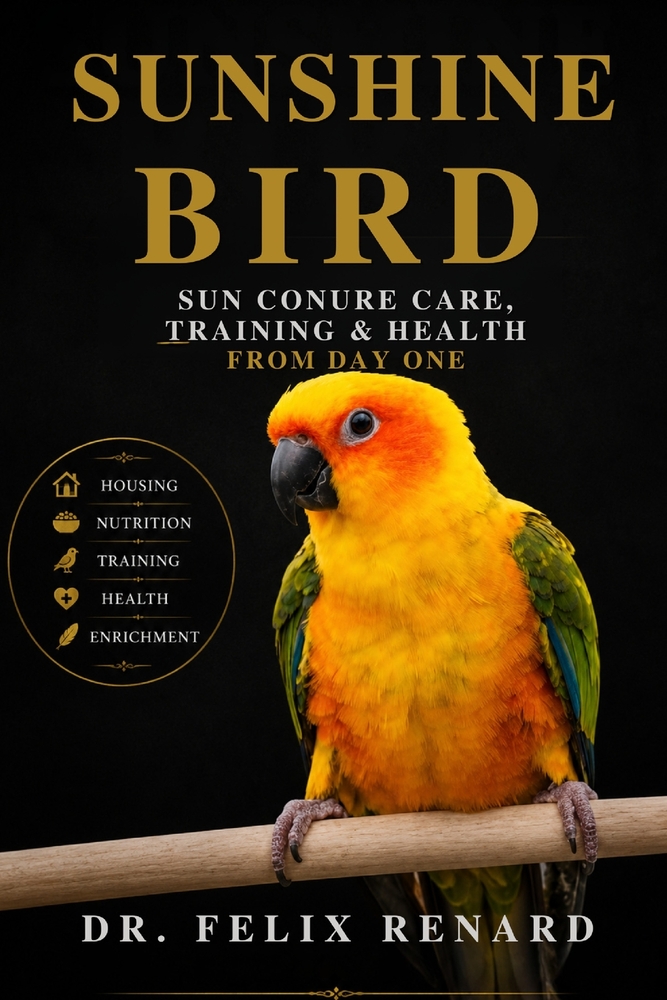 Sunshine Bird: Sun Conure Care, Training & Health from Day One cover
