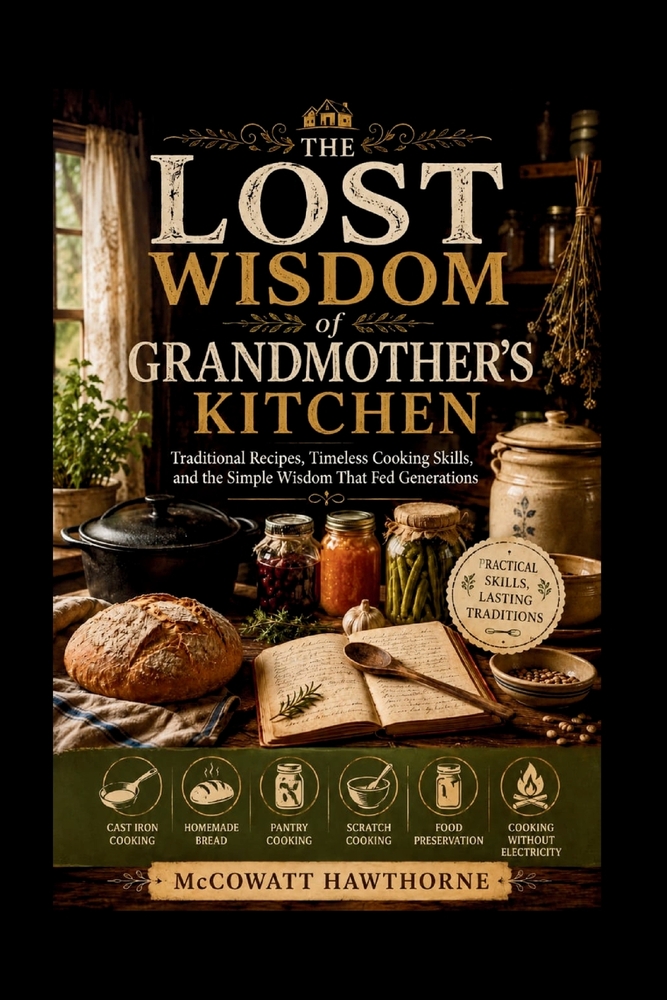 THE LOST WISDOM of GRANDMOTHER'S KITCHEN: Traditional Recipes, Timeless Cooking Skills, and the Simple Wisdom That Fed Generations cover