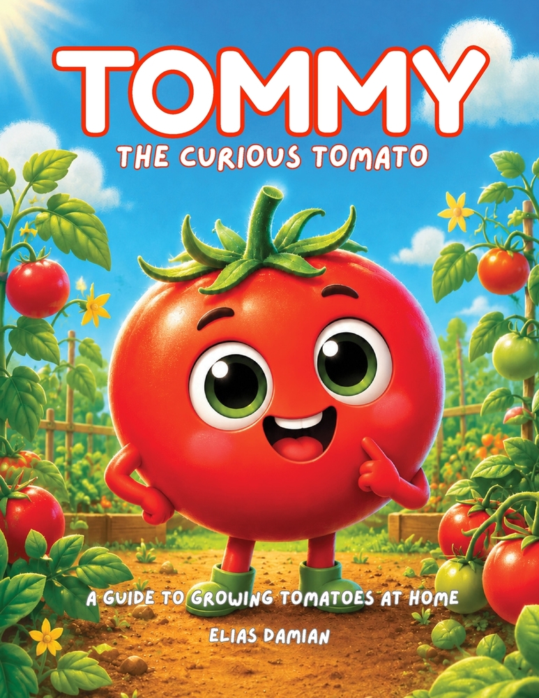 Tommy, the curious tomato: A guide to growing tomatoes at home cover