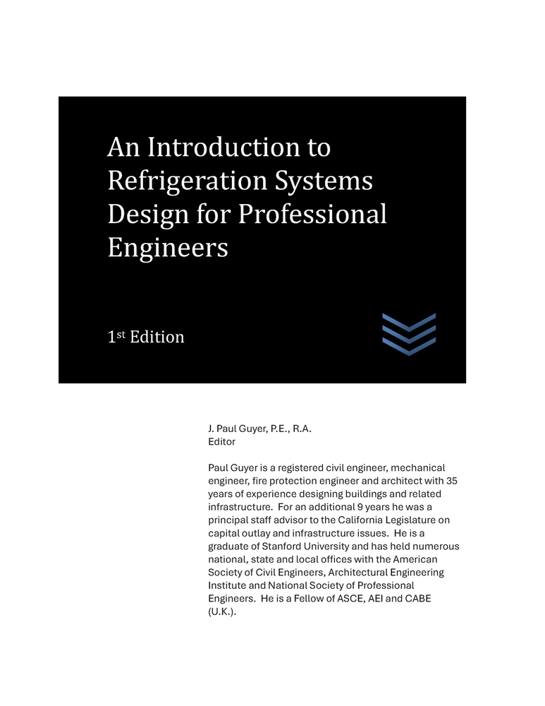 An Introduction to Refrigeration Systems Design for Professional Engineers cover