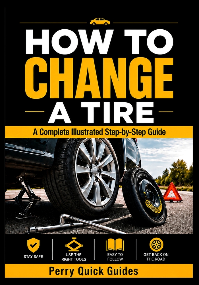 How to Change a Tire: A Complete Illustrated Step-by-Step Guide cover