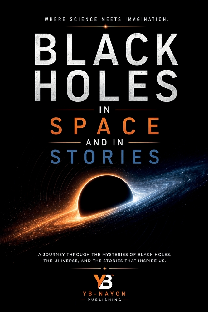 Black Holes in Space and in Stories: Real Black Hole Science and the Stories That Shaped It: From Dark Stars and Science Fiction to Interstellar, the cover