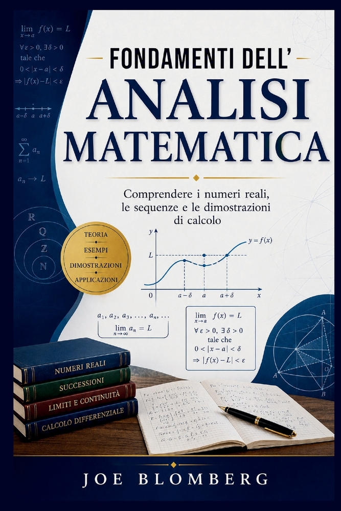 Fondamenti Dell'analisi Matematica: Comprendere i numeri reali, le sequenze e le dimostrazioni di calcolo cover