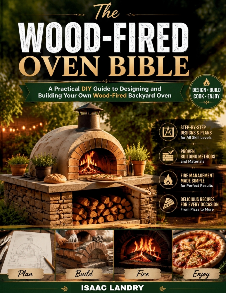 The Wood-Fired Oven Bible: A Practical DIY Guide to Designing and Building Your Own Wood-Fired Backyard Oven cover