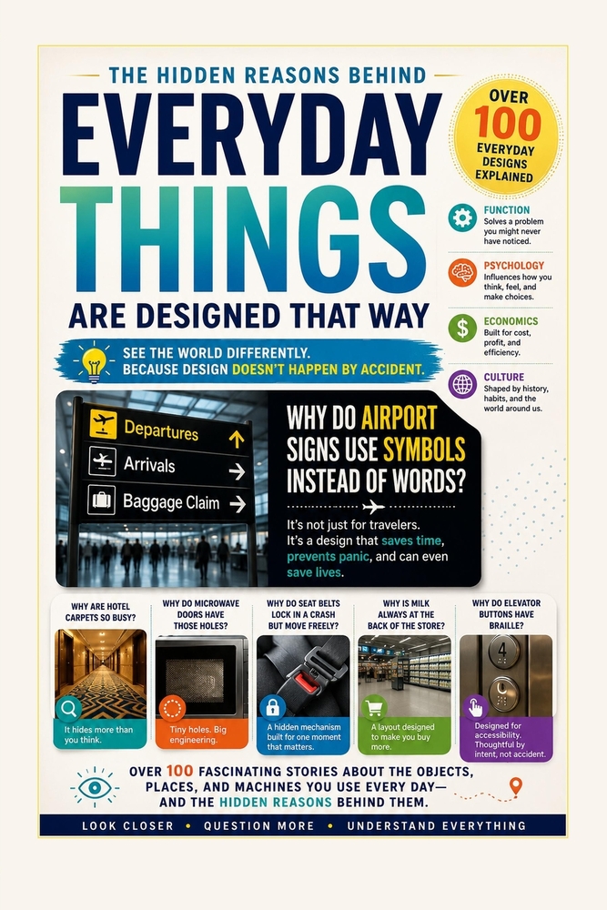 The Secret Design of Everyday Things: Why Shopping Carts, Airplane Windows, Seat Belts, and Hundreds of Other Objects Are Secretly Engineered to Influ cover