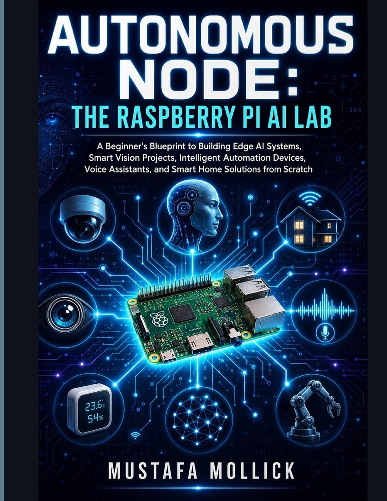 Autonomous Node: The Raspberry Pi AI Lab: A Beginner's Blueprint to Building Edge AI Systems, Smart Vision Projects, Intelligent Automation Devices, V cover