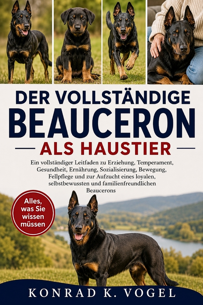 Der Vollständige Beauceron ALS Haustier: Ein vollständiger Leitfaden zu Erziehung, Temperament, Gesundheit, Ernährung, Sozialisierung, Bewegung, Fellp cover