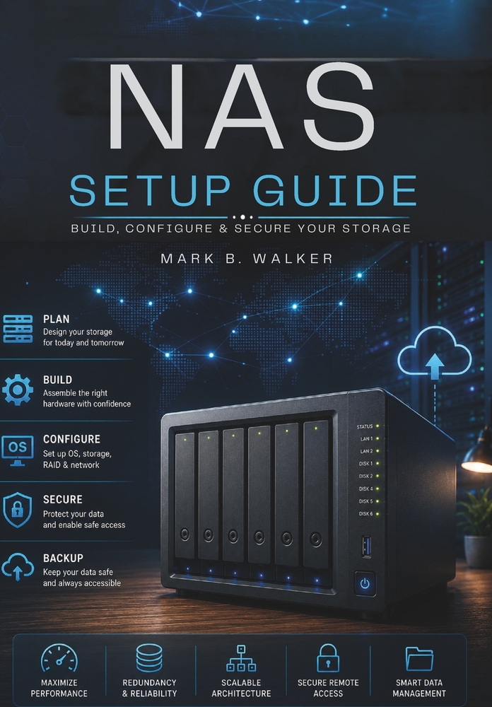 NAS Setup Guide: Build, Configure & Secure Your Storage cover