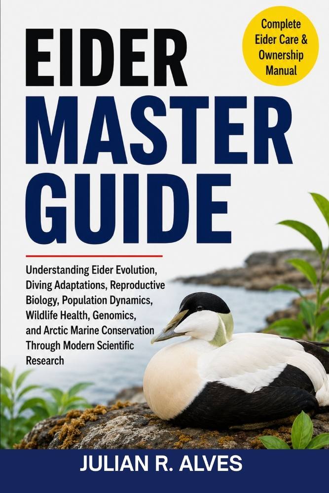 Eider Master Guide: Understanding Eider Evolution, Diving Adaptations, Reproductive Biology, Population Dynamics, Wildlife Health, Genomics, and Arcti cover