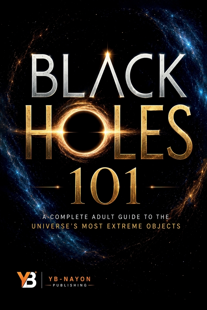 Black Holes 101: The Complete Adult Guide to Black Hole Physics: From Einstein's Gravity and Stellar Collapse to Hawking Radiation, Gravitational Wave cover