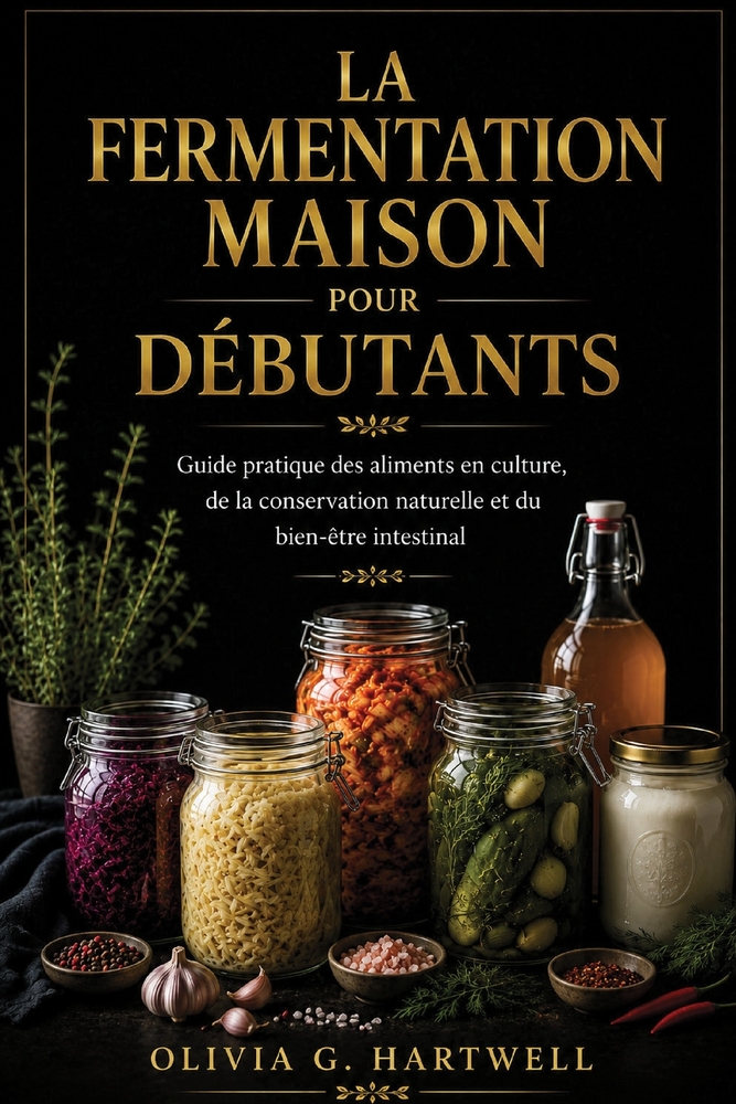La Fermentation Maison Pour Débutants: Guide pratique des aliments en culture, de la conservation naturelle et du bien-être intestinal cover