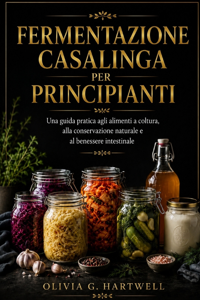 Fermentazione Casalinga Per Principianti: Una guida pratica agli alimenti a coltura, alla conservazione naturale e al benessere intestinale cover