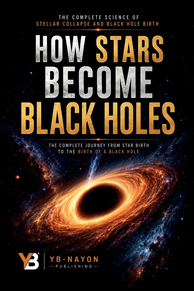 How Stars Become Black Holes: The Complete Science of Stellar Collapse, Iron Core Implosion, and the Birth of Black Holes: From Molecular Clouds to Su cover