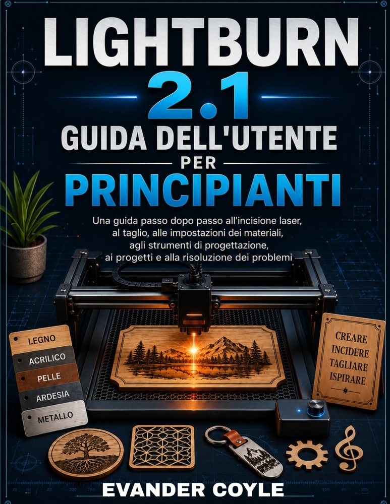 LightBurn 2.1 Guida per principianti cover