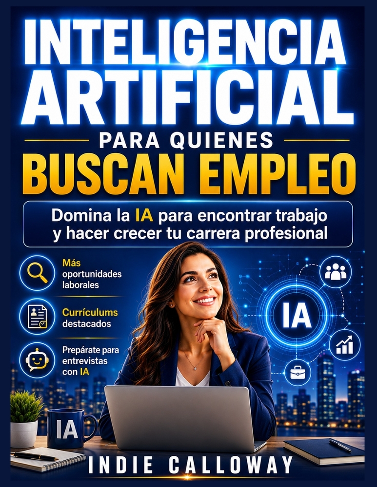 Inteligencia artificial para quienes buscan empleo: Domina la IA para encontrar trabajo y hacer crecer tu carrera profesional. cover