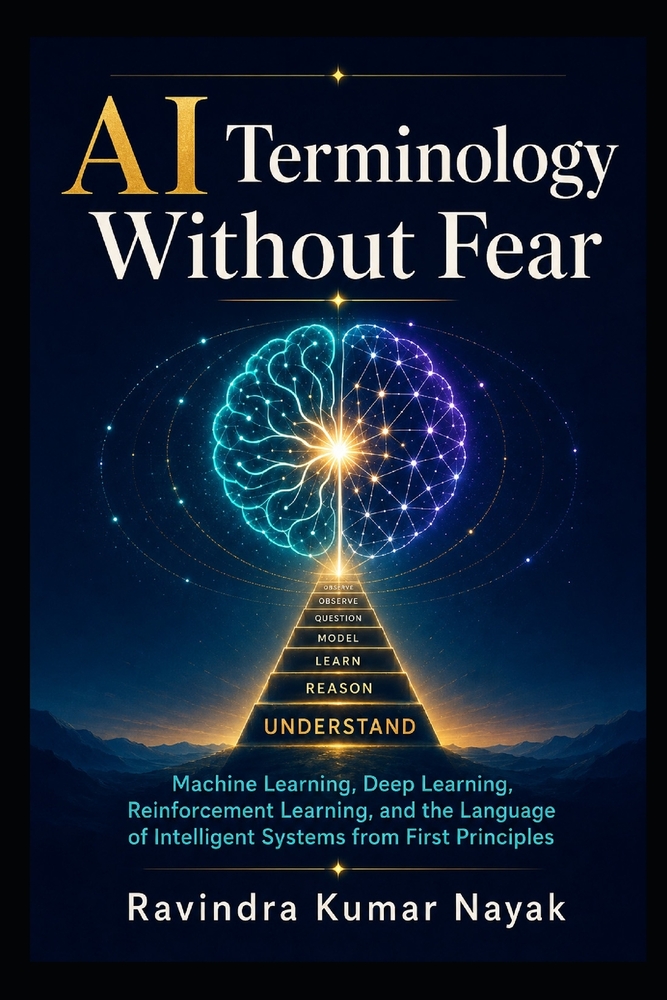 AI Terminology Without Fear: Machine Learning, Deep Learning, Reinforcement Learning, and the Language of Intelligent Systems from First Principles cover