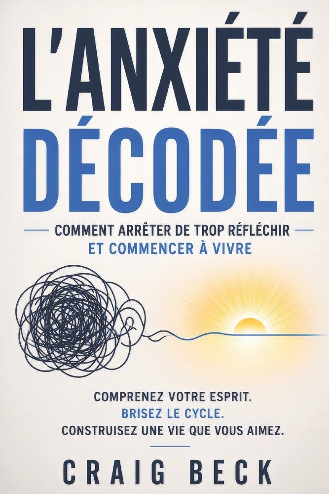 L'Anxiété décodée: Comment arrêter de trop réfléchir et commencer à vivre cover