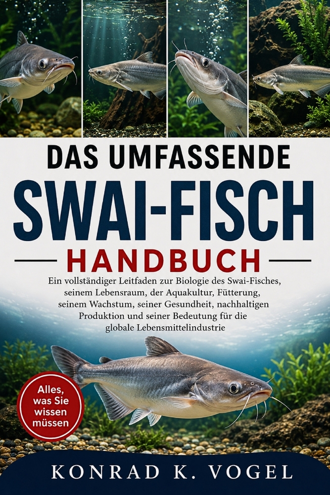 Das Umfassende Swai-Fisch-Handbuch: Ein vollständiger Leitfaden zur Biologie des Swai-Fisches, seinem Lebensraum, der Aquakultur, Fütterung, seinem Wa cover