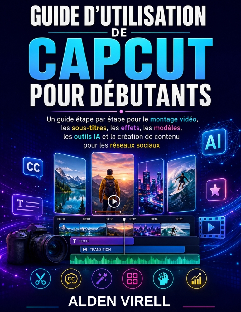 Capcut Guide d'Utilisation Pour Débutants cover