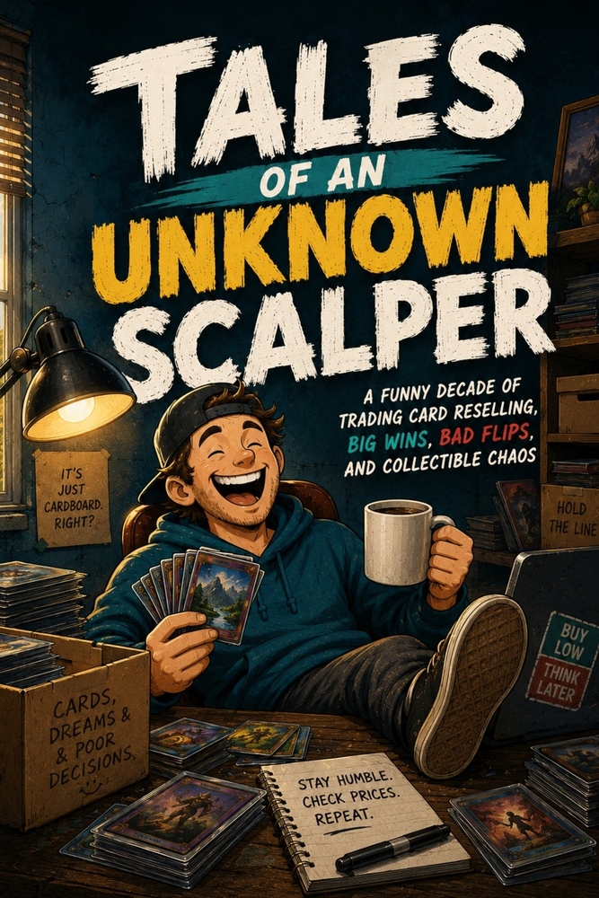Tales of an Unknown Scalper: A Funny Decade of Trading Card Reselling, TCG Hustles, Big Wins, Bad Flips, and Collectible Chaos cover