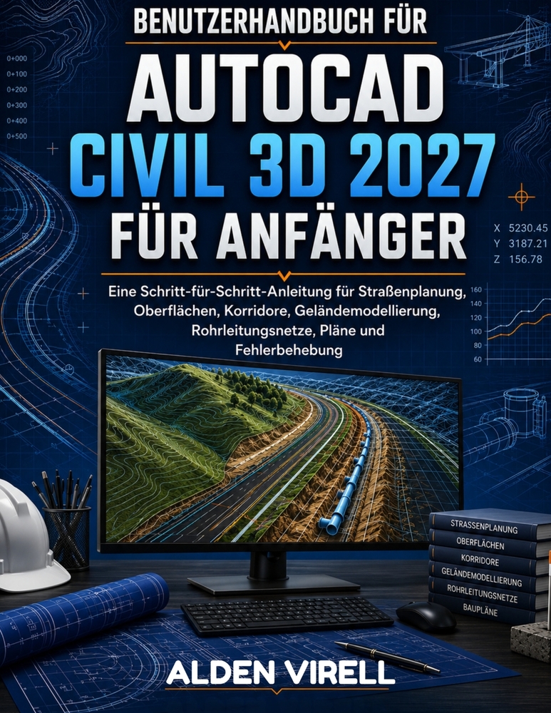 AutoCAD Civil 3D 2027 Benutzerhandbuch für Anfänger cover