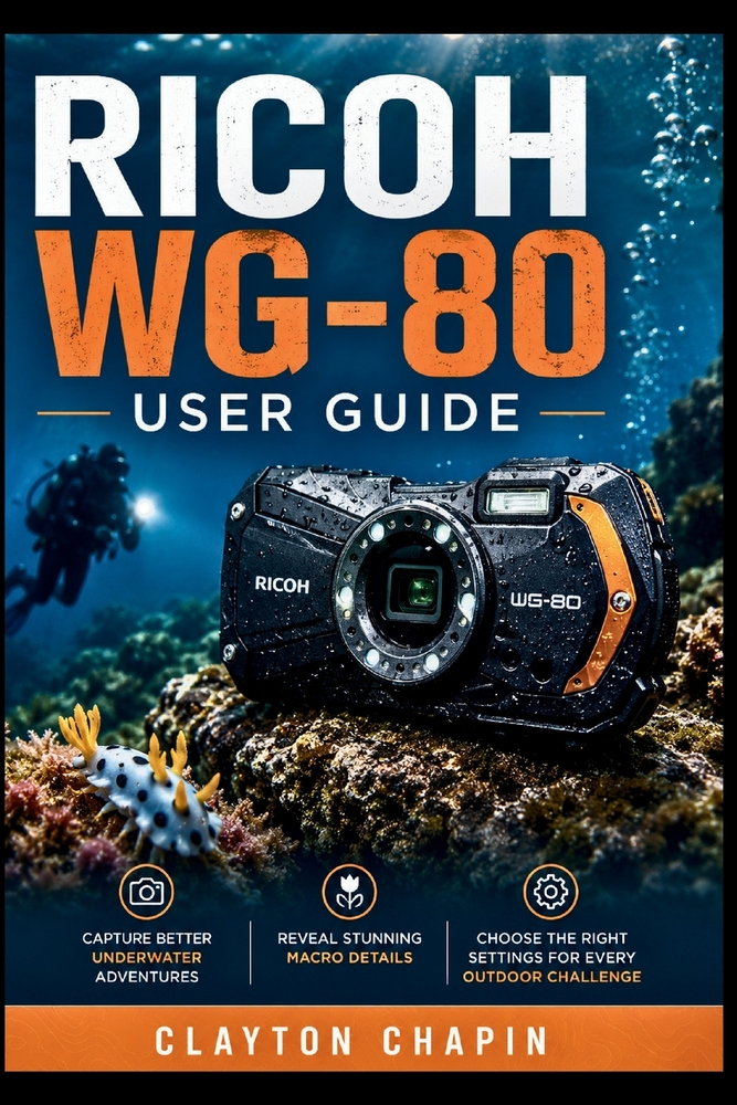Ricoh WG-80 User Guide: Capture Better Underwater Adventures Reveal Stunning Macro Details and Choose the Right Settings for Every Outdoor Challenge cover