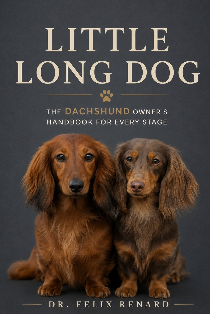 Little Long Dog: The Dachshund Owner's Handbook for Every Stage: A Complete Guide to Raising a Healthy, Happy, and Well-Behaved Dachshund from Puppyho cover
