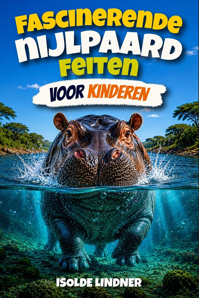 Fascinerende nijlpaardfeiten voor slimme kinderen: Een reis in het leven van het nijlpaard, een van Afrika's meest opmerkelijke dieren cover