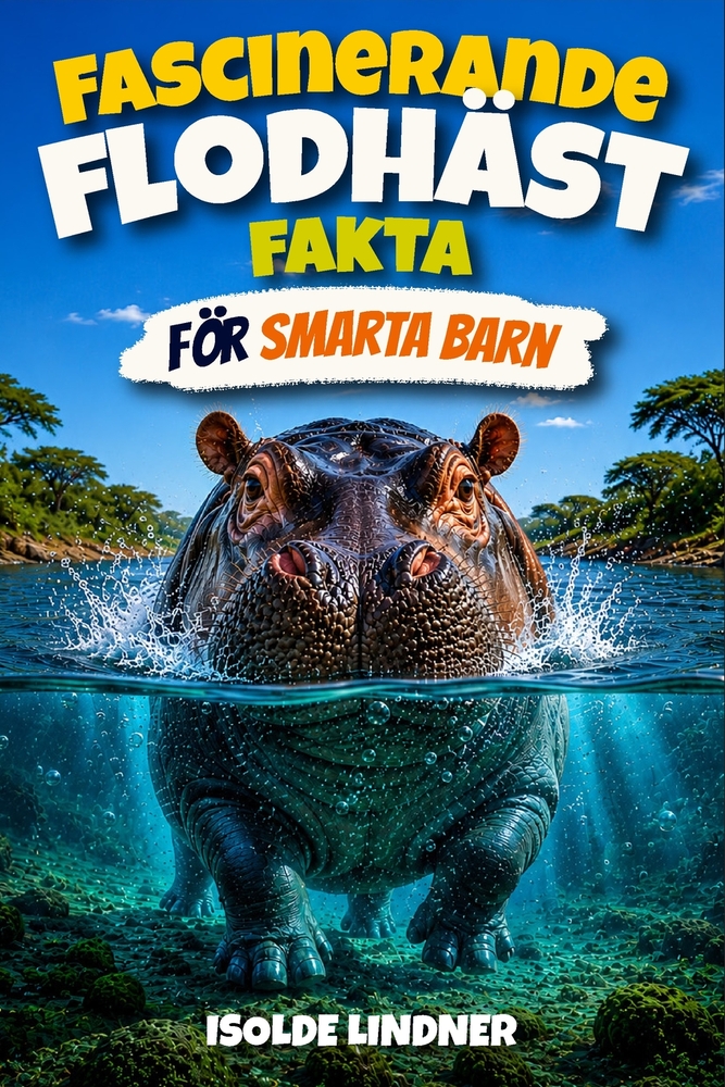 Fascinerande flodhästfakta för smarta barn: En resa in i flodhästens liv, ett av Afrikas mest anmärkningsvärda djur cover