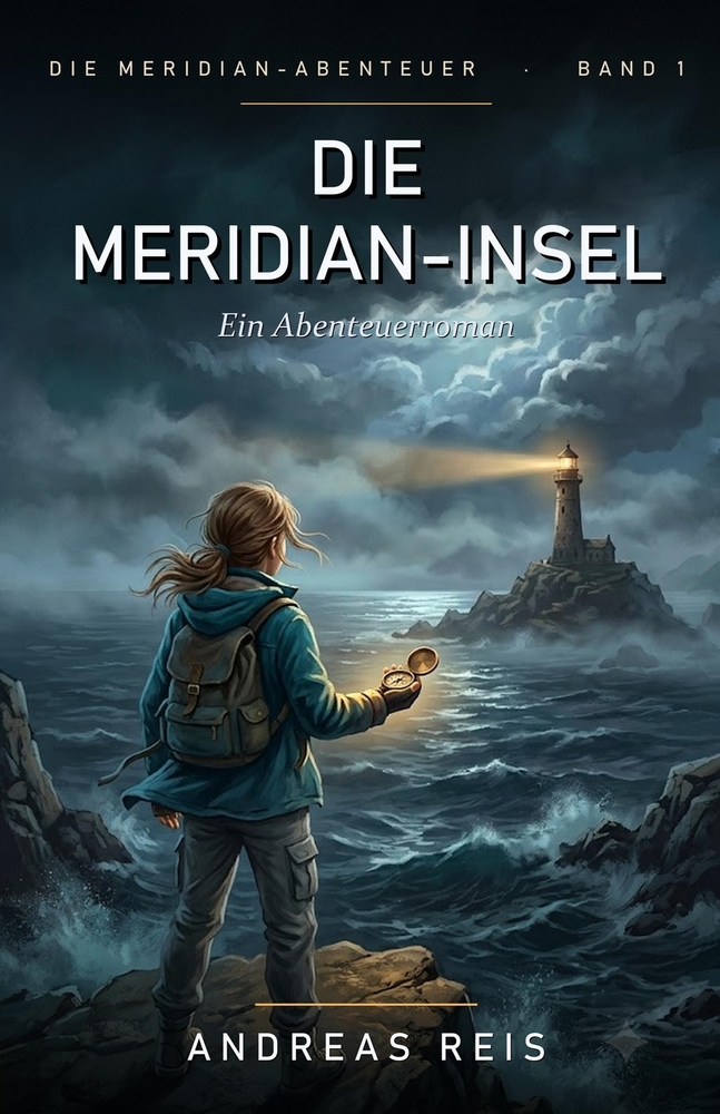 Die Meridian-Insel: Ein spannender Abenteuerroman über ein Familiengeheimnis, eine geheime Karte und eine Insel, die auf keiner Karte steht cover