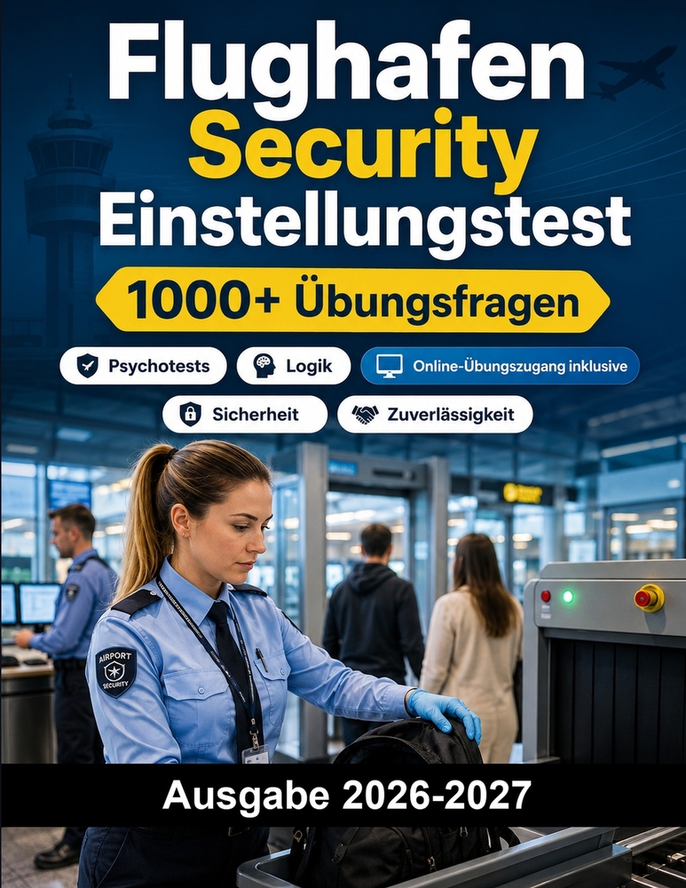 Flughafen Security Einstellungstest: Einstellungstest für Flughafensicherheit mit Sicherheit, Logik und Zuverlässigkeit cover
