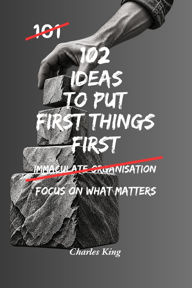 102 Ideas To Put First Things First: No More Constant Distractions. No More Wasting Time On The Wrong Things. Simple Everyday Ideas To Focus On What M cover