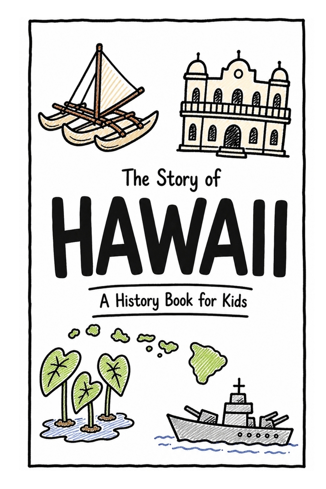 The Story of Hawaii - A History Book for Kids: A Fun and Educational Illustrated Hawaii History Book for Kids with Fast Facts and Easy Reading for You cover