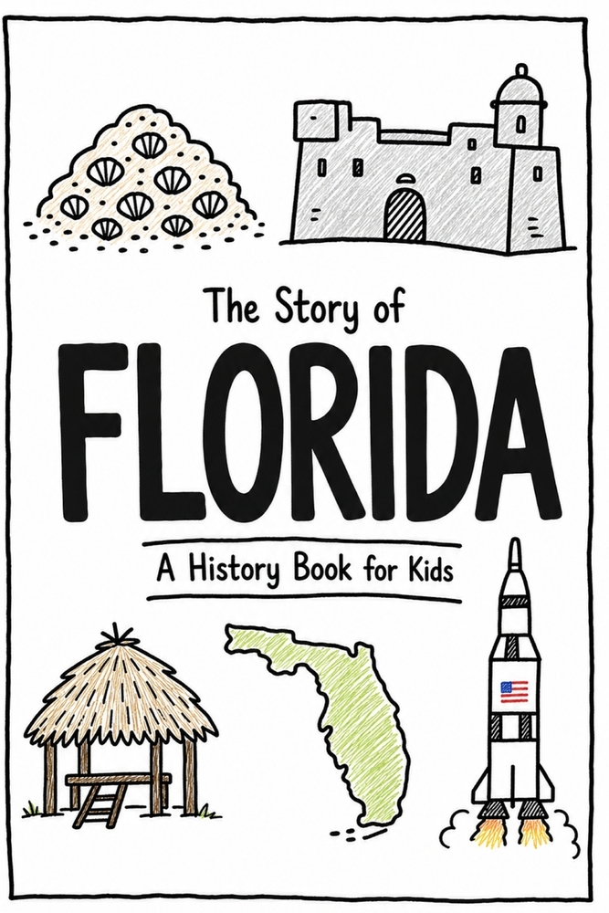 The Story of Florida - A History Book for Kids: A Fun and Educational Illustrated Florida History Book for Kids with Fast Facts and Easy Reading for Y cover