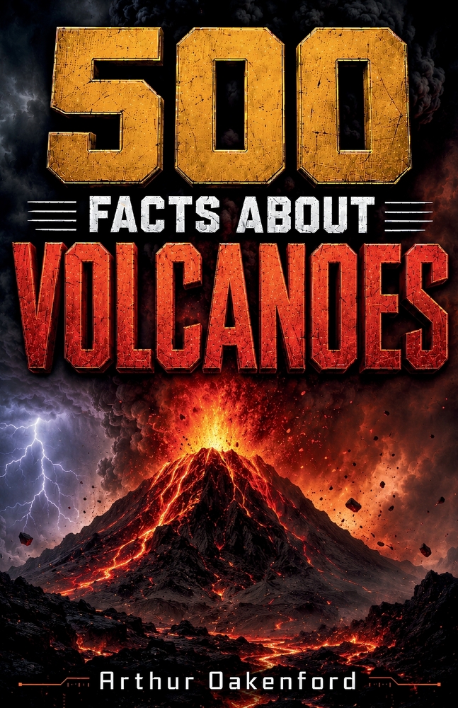 500 Fascinating Facts About Volcanoes: An Educational and Entertaining Journey Through Lava, Magma, Ash Clouds, Eruptions, and Craters for Kids and Ad cover
