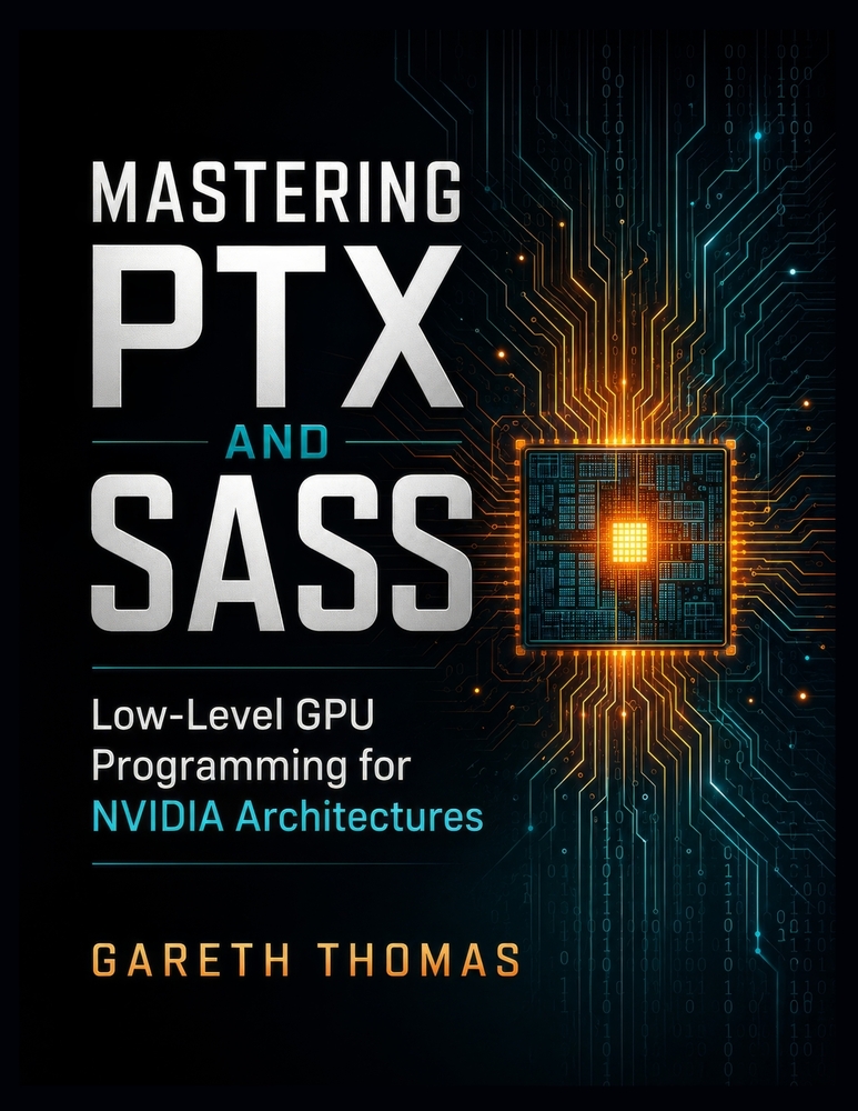 Mastering PTX and SASS: Low-Level GPU Programming for NVIDIA Architectures cover
