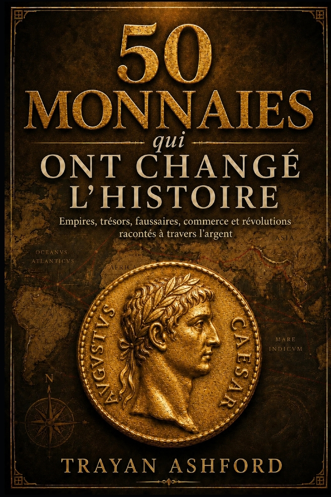 50 monnaies qui ont changé l'histoire: Empires, trésors, faussaires, commerce et révolutions racontés à travers l'argent cover