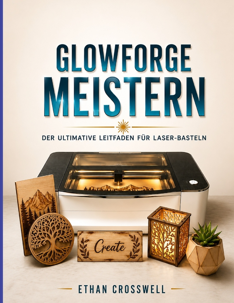 Glowforge Meistern: Der ultimative Leitfaden für Laser-Basteln cover