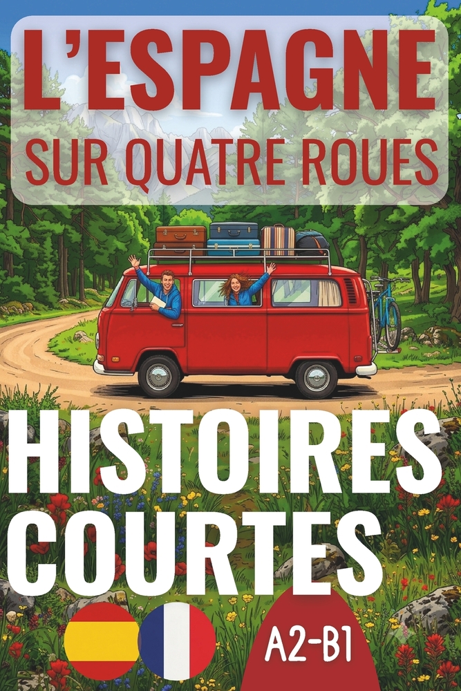 L'Espagne Sur Quatre Roues. Histoires Courtes A2-B1.: Espagnol - Français cover