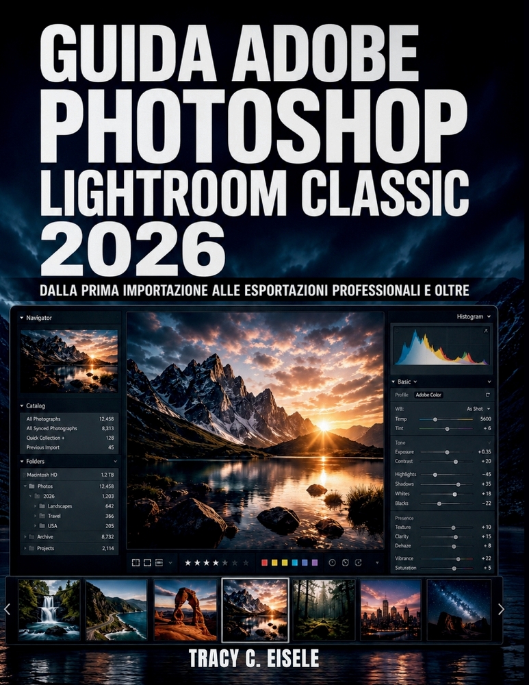 Guida Adobe Photoshop Lightroom Classic 2026: Dalla prima importazione alle esportazioni professionali e oltre cover