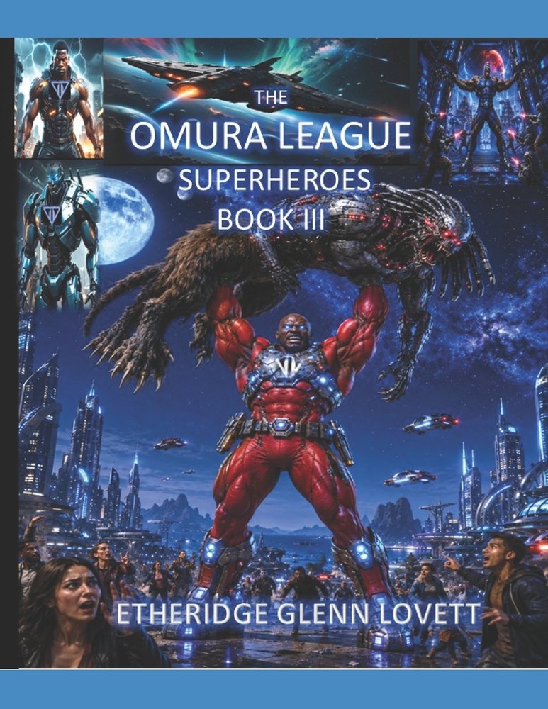 Omura League Superheroes Book III cover