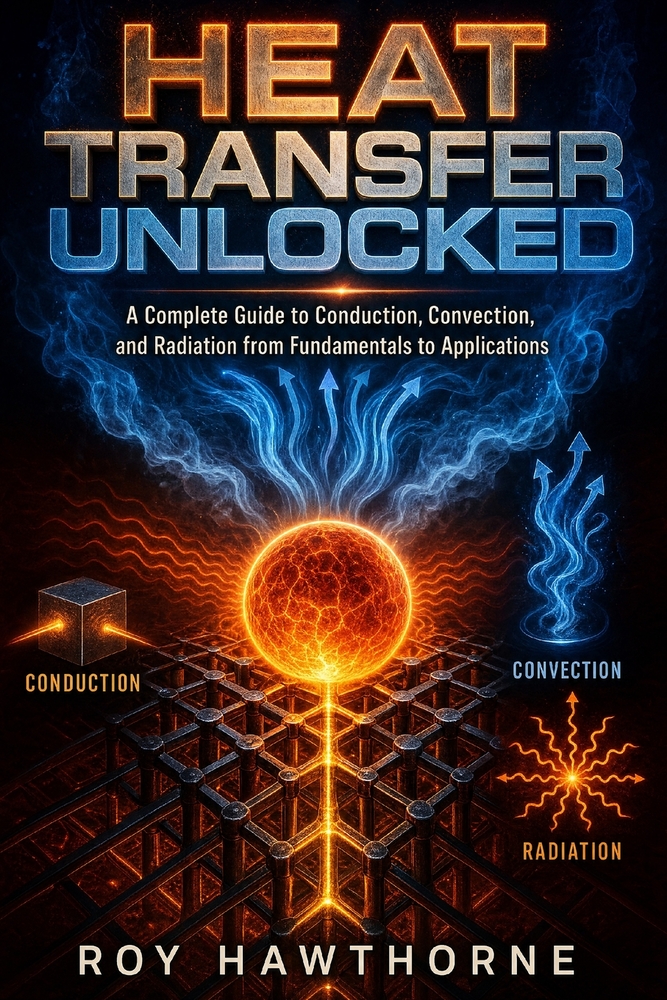 Heat Transfer Unlocked: A Complete Guide to Conduction, Convection, and Radiation from Fundamentals to Applications cover