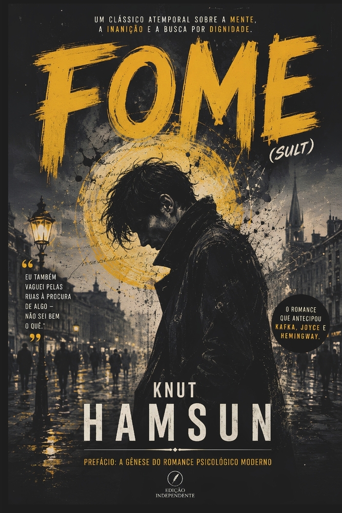 Fome: Romance Psicológico que Revolucionou a Literatura Moderna Nova Tradução Comentada de Sult cover